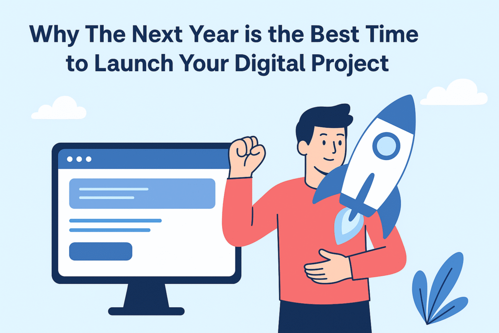 لماذا يعتبر العام القادم أفضل وقت لـ إطلاق مشروعك الرقمي؟