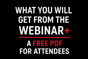 ما الذي ستحصل عليه من الويبينار + PDF مجاني للحاضرين