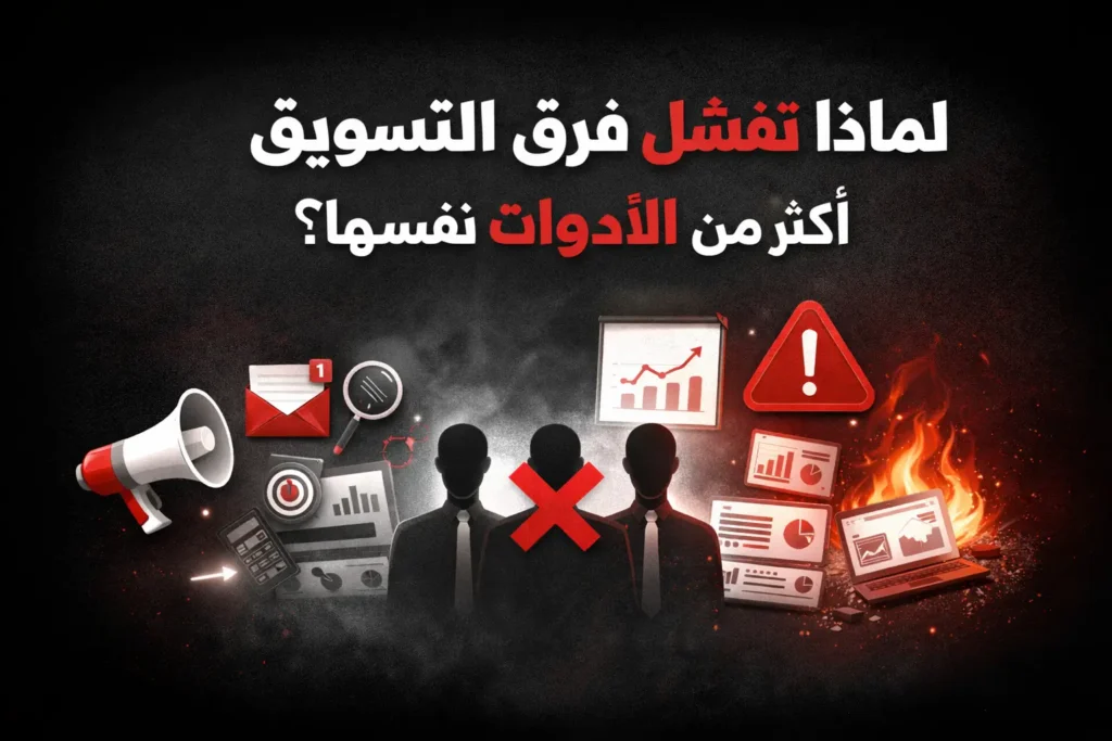 لماذا تفشل فرق التسويق أكثر من الأدوات نفسها؟