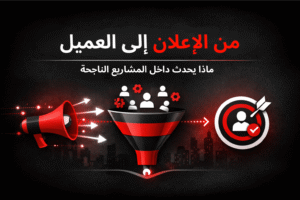 من الإعلان إلى العميل: ماذا يحدث داخل المشاريع الناجحة؟