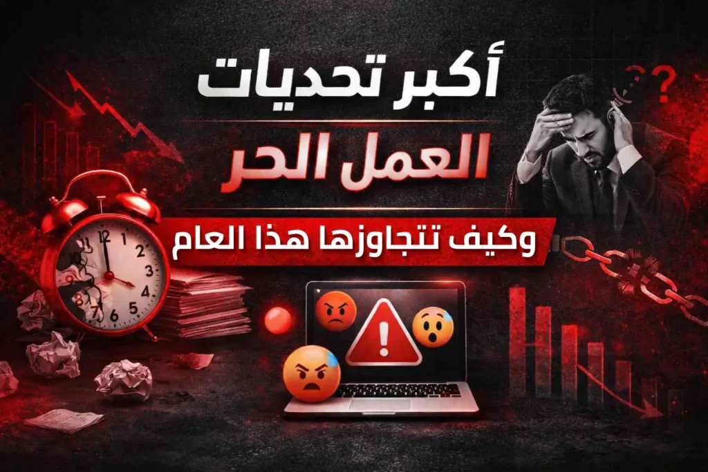 أكبر تحديات العمل الحر وكيف تتجاوزها هذا العام