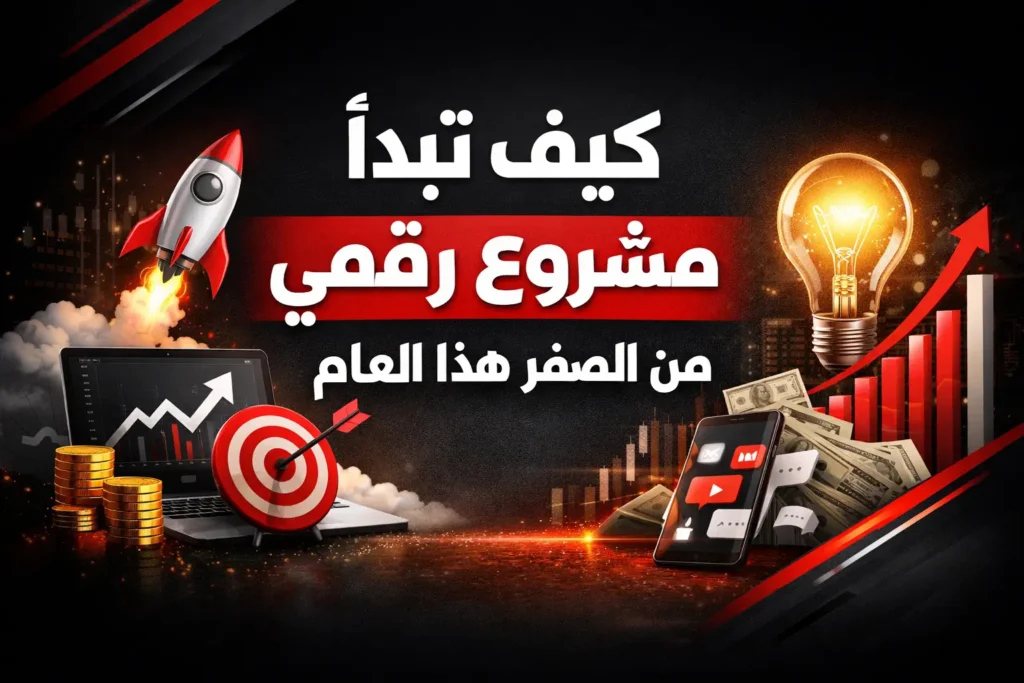 كيف تبدأ مشروع رقمي من الصفر هذا العام